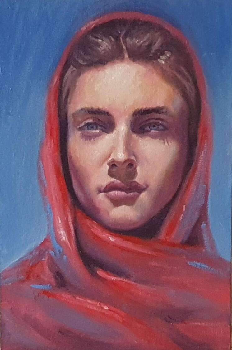AVAILABLE, 20x30cm, Oil Painting, 2025, study from picture.