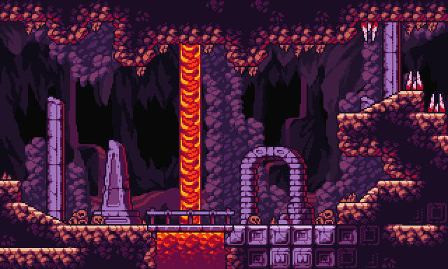 Lava caves, asset pack