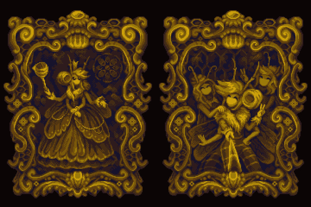 Queen bee portraits in honey, Tiny Thor