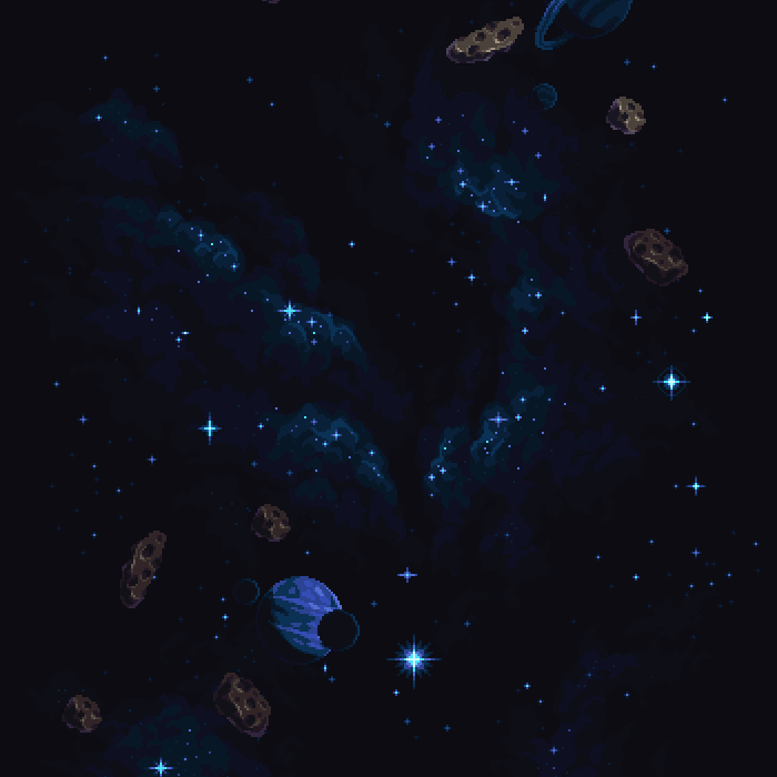 Space parallax, asset pack