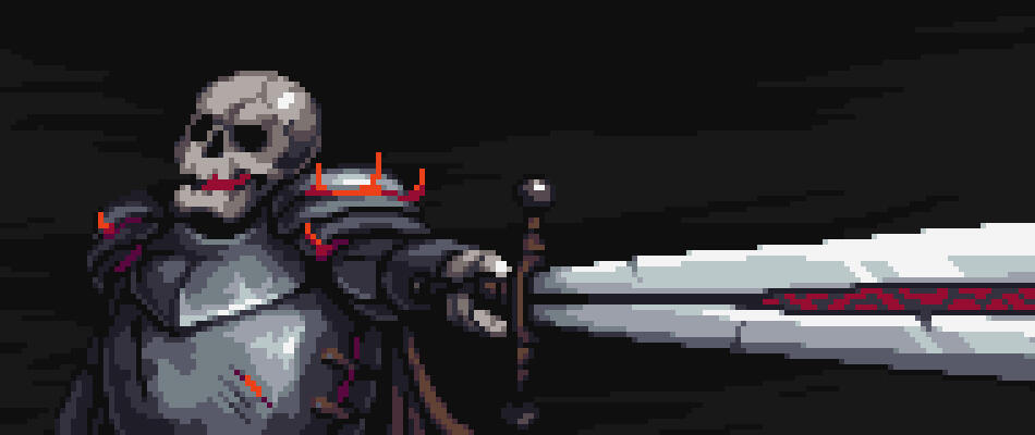 Skeleton Knight, Illustration