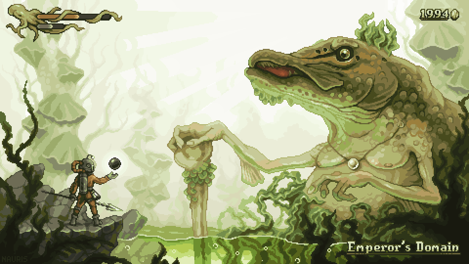 Tribute to the Pike Emperor, game mockup