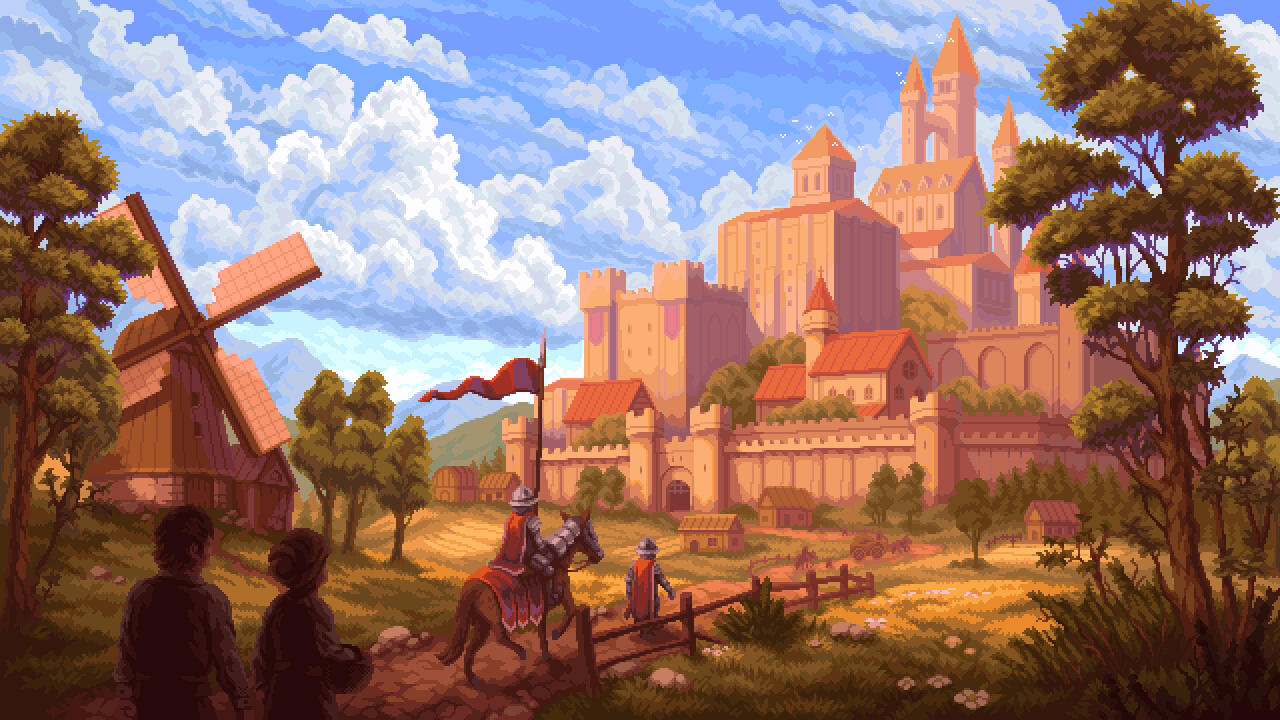 Fantasy Castle, Illustration