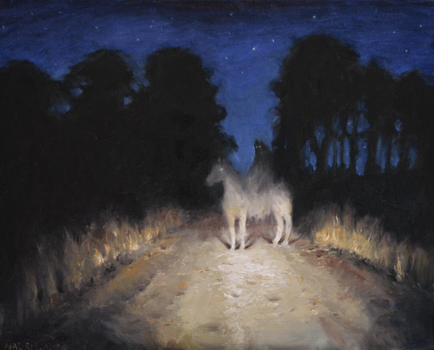 AVAILABLE, 40x50cm, Oil Painting, 2026, Fateful Encounter